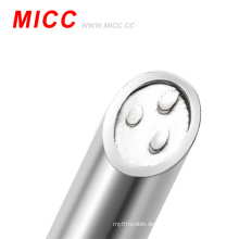 MICC 6 mm Durchmesser Klasse A k Typ Thermoelement MI Kabel